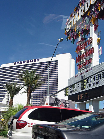 Las Vegas aus dem Auto Foto 