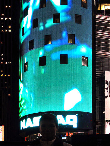 Times Square bei Nacht Fotos
