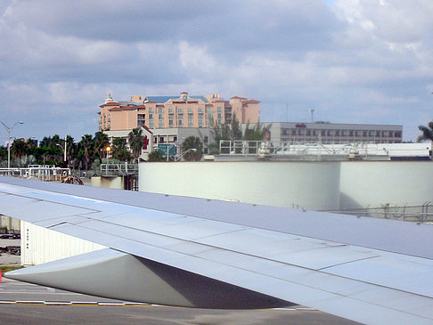 Landeanflug auf Miami Fotos