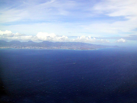 Flug Hawaii - Oahou Fotos