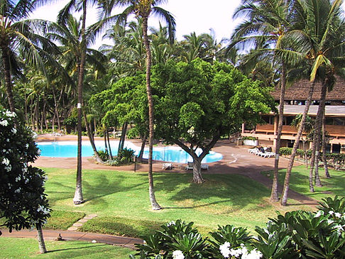 Hotelanlage auf Maui Fotos