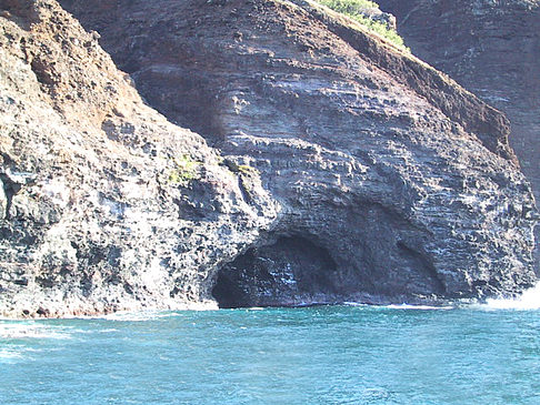 Foto Höhlen in der Steilküste