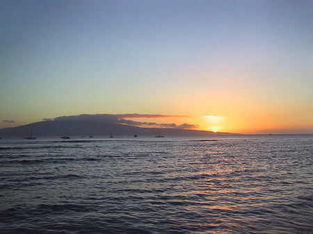 Sonnenuntergang auf Maui
