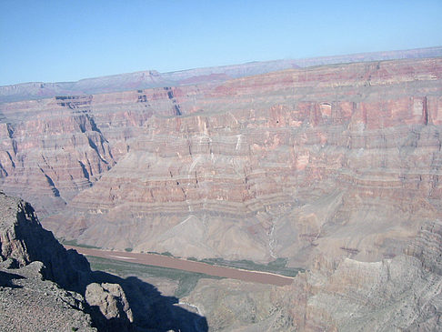 Per Hubschrauber im Grand Canyon