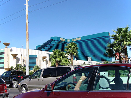 Las Vegas aus dem Auto Foto 