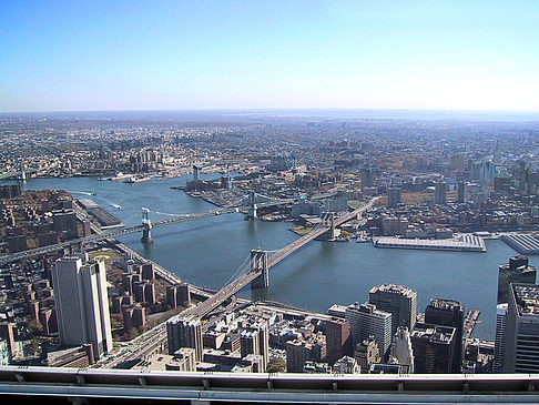 Blick über New York Foto 