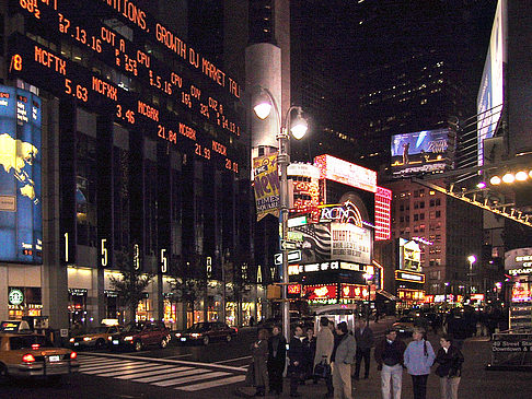 Foto Times Square bei Nacht
